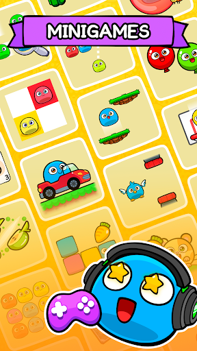 My Boo minigames selection screen
